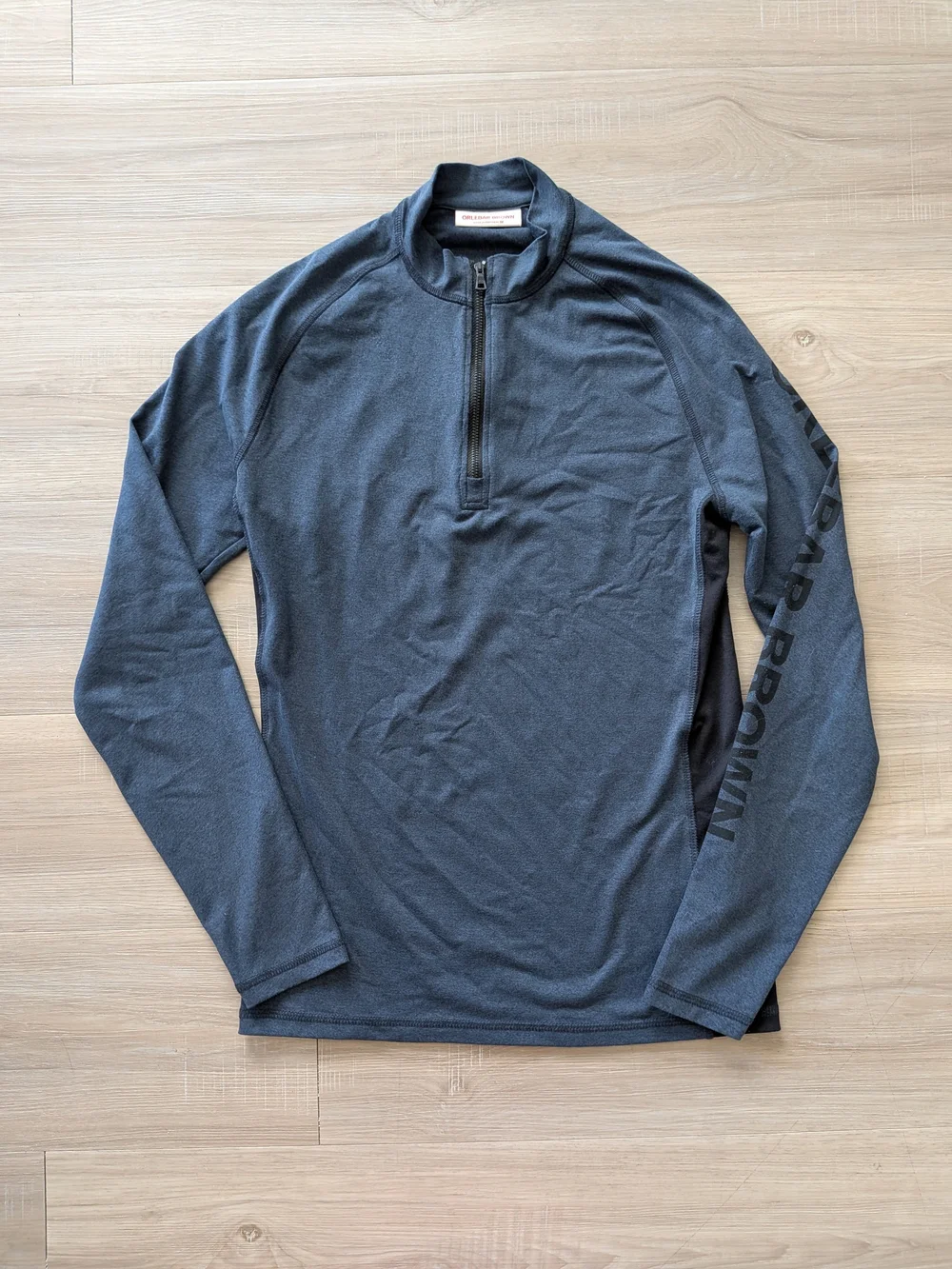 Orlebar Brown Shark Capsule Bray Tech-Jersey Half-Zip Rash Guard